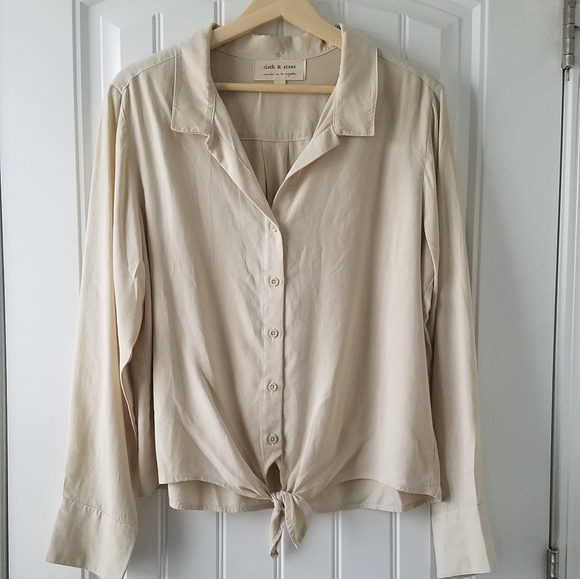 NWOT CLOTH & STONE ANTHROPOLOGIE Button Down Shirt - Picture 3 of 12